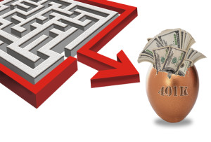 image-401k retirement maze